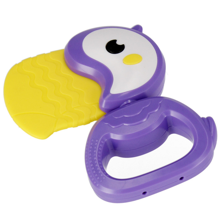 Bam Bam - Set babyspeelgoed: 3x dierenrammelaars zebra, haas, toekan