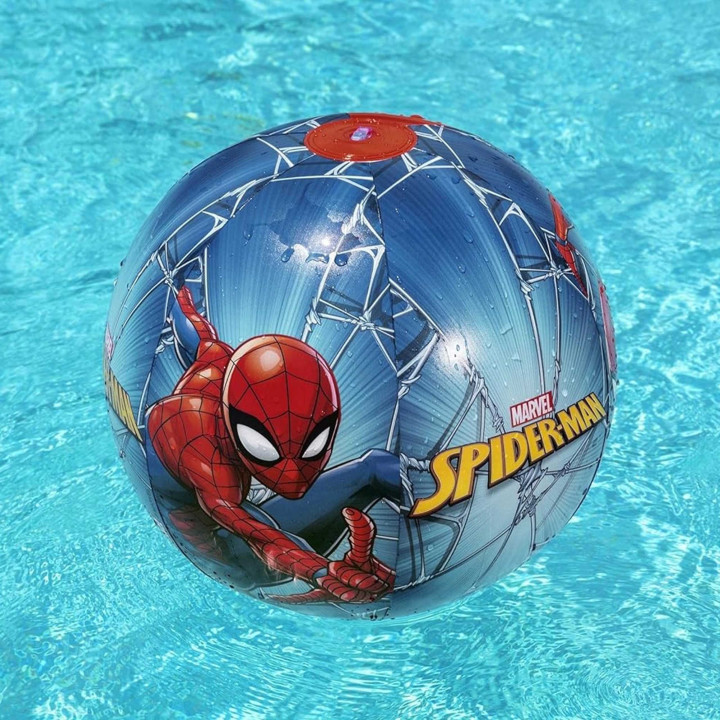 MARVEL Spider Man STRANDBAL voor kinderen, OPBLAASBAARE strandbal voor water 51 cm