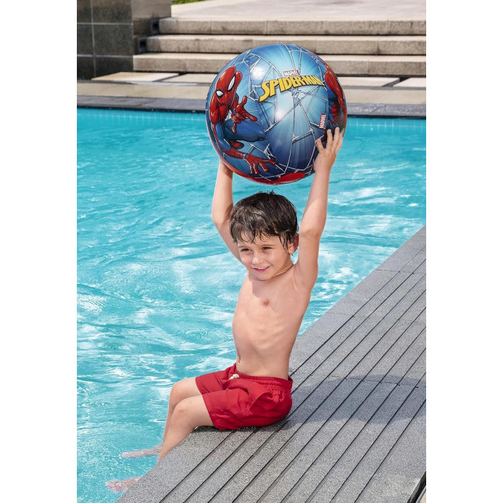 MARVEL Spider Man STRANDBAL voor kinderen, OPBLAASBAARE strandbal voor water 51 cm