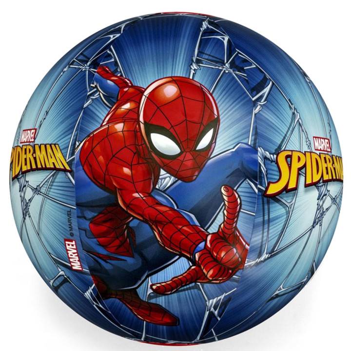 MARVEL Spider Man STRANDBAL voor kinderen, OPBLAASBAARE strandbal voor water 51 cm