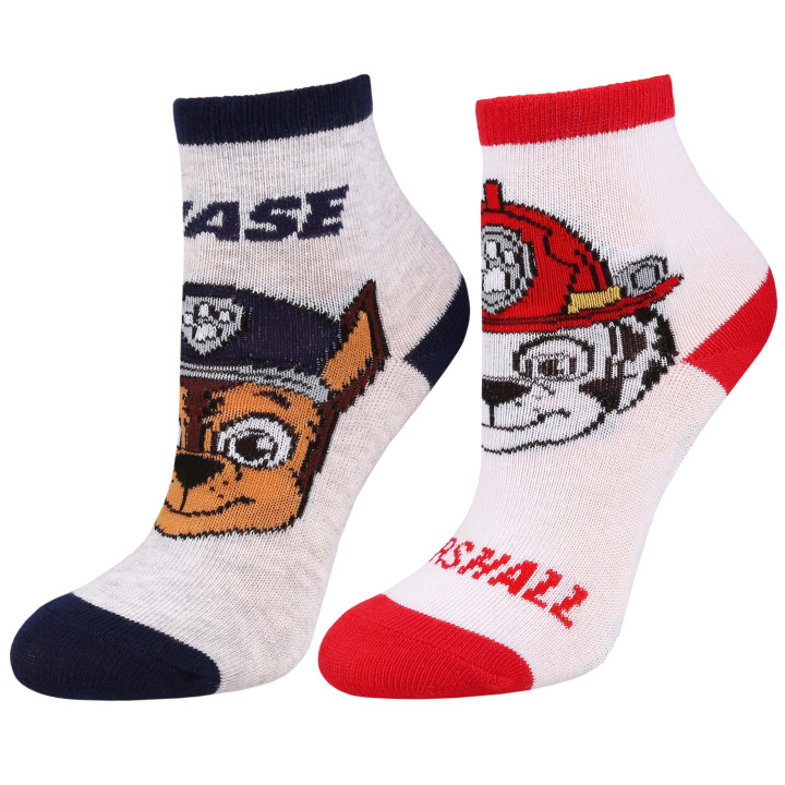 Twee paar babysokjes voor een jongen Paw Patrol, OEKO-TEX gecertificeerd