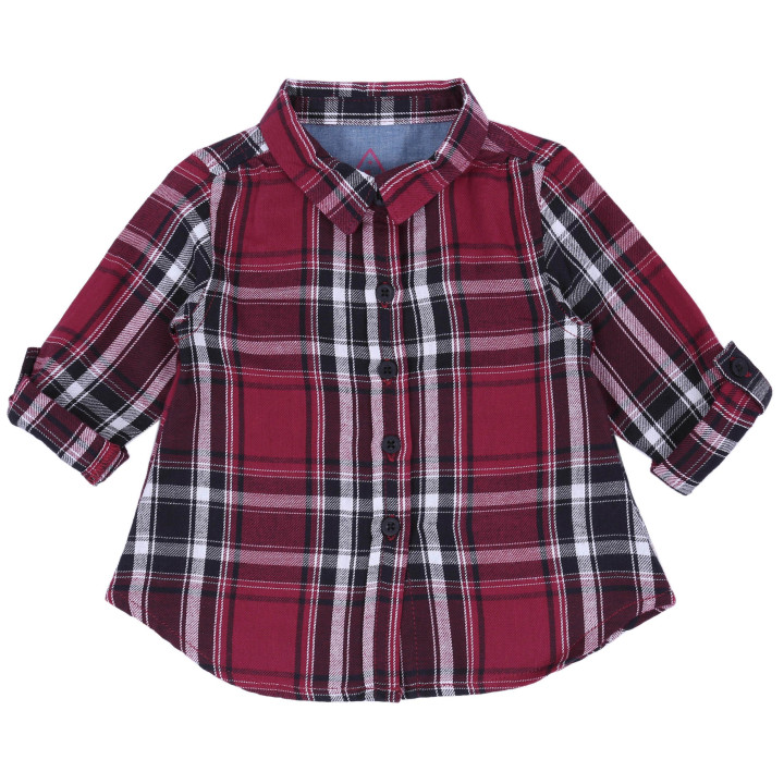 Rood geruit overhemd