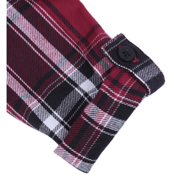 Rood geruit overhemd