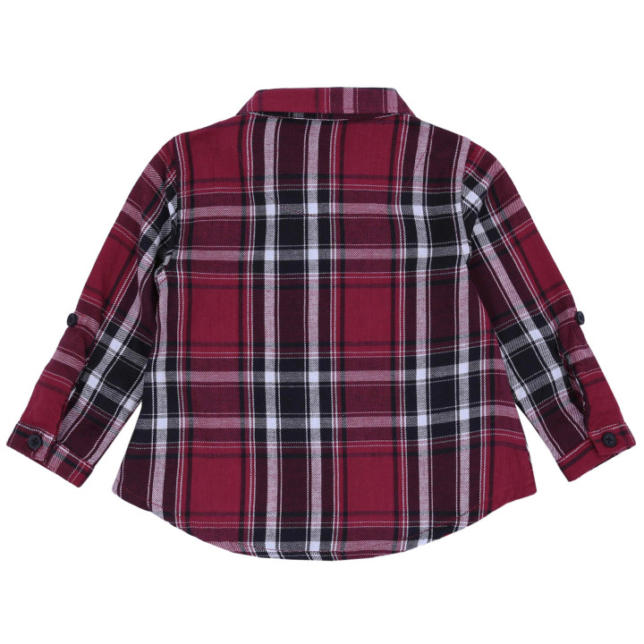 Rood geruit overhemd