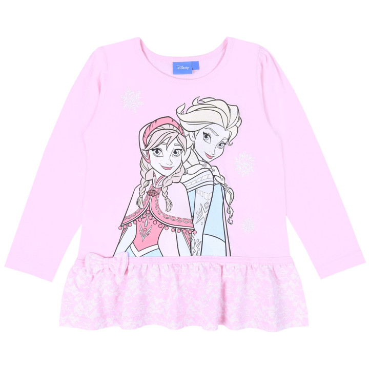 Roze shirt met franje - DISNEY Frozen