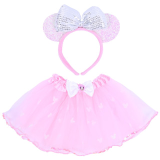 Roze Tutu Rokje + Minnie Oorband DISNEY