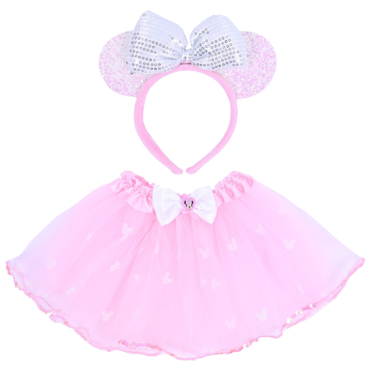 Roze Tutu Rokje + Minnie Oorband DISNEY