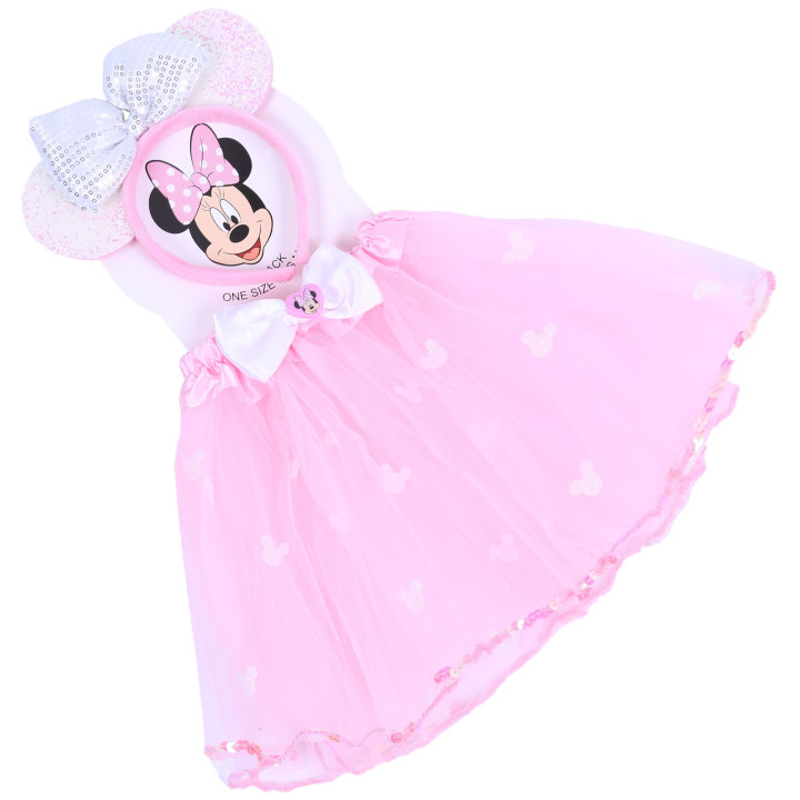Roze Tutu Rokje + Minnie Oorband DISNEY