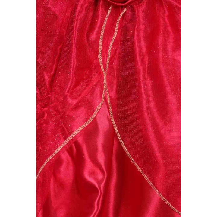 Prinses Bella's Rode Jurk met Glitterelementen - DISNEY