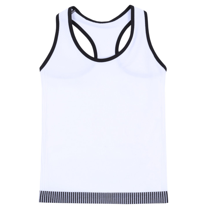 2x Zwart-wit naadloze boxerhemden