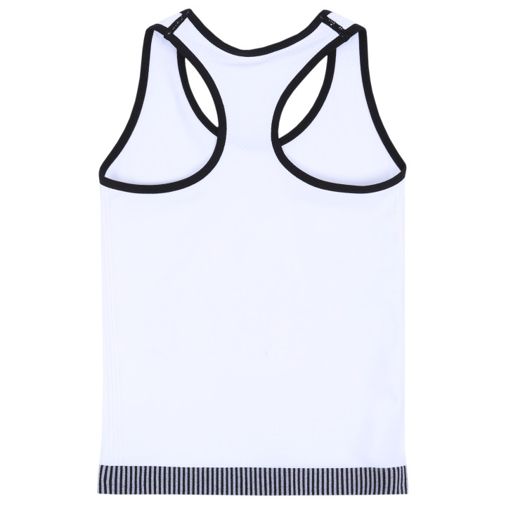 2x Zwart-wit naadloze boxerhemden