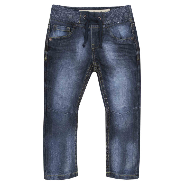 Denim broek met elastische band DENIM CO