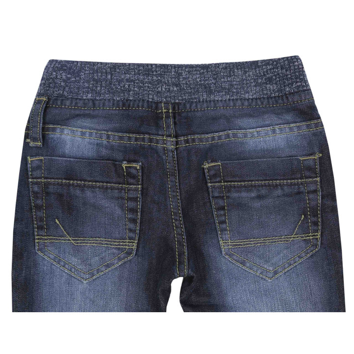 Denim broek met elastische band DENIM CO