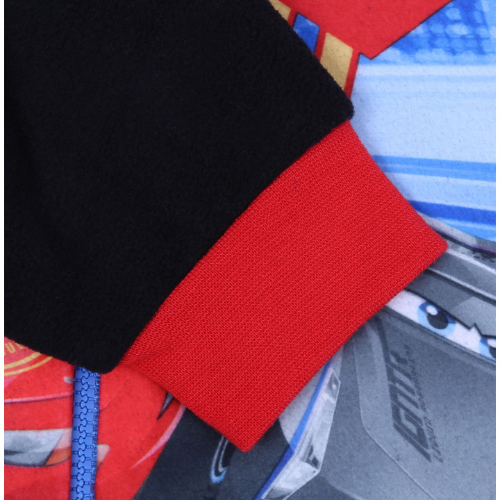 CARS Disney Lightning McQueen POLAR Fleece eendelige pyjama, kinder onesie met rits