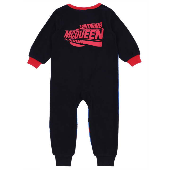CARS Disney Lightning McQueen POLAR Fleece eendelige pyjama, kinder onesie met rits