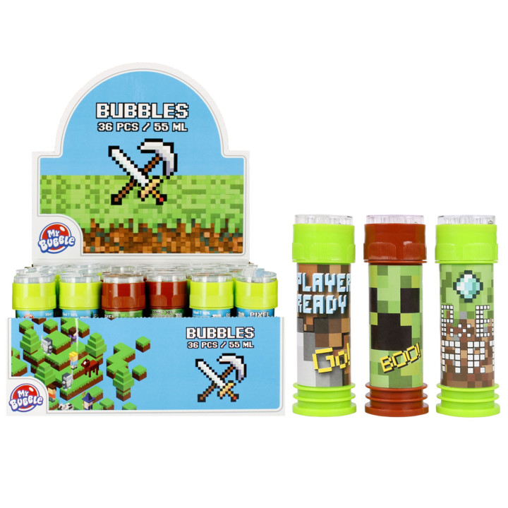 Minecraft Bańki mydlane z grą 55 ml MY BUBBLE