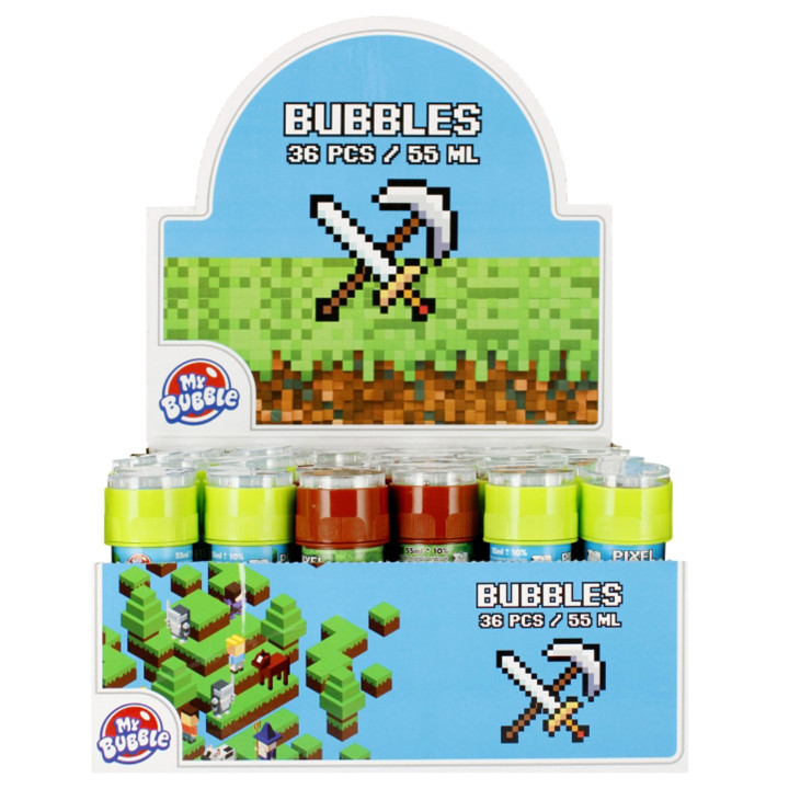 Minecraft Bańki mydlane z grą 55 ml MY BUBBLE