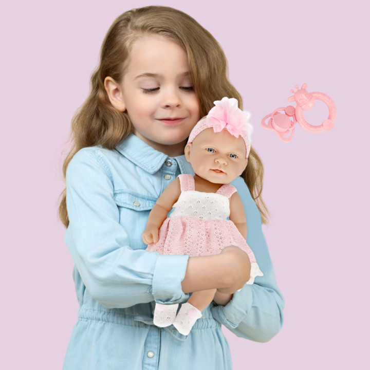 MEGA CREATIVE - Babypop 25 cm met accessoires