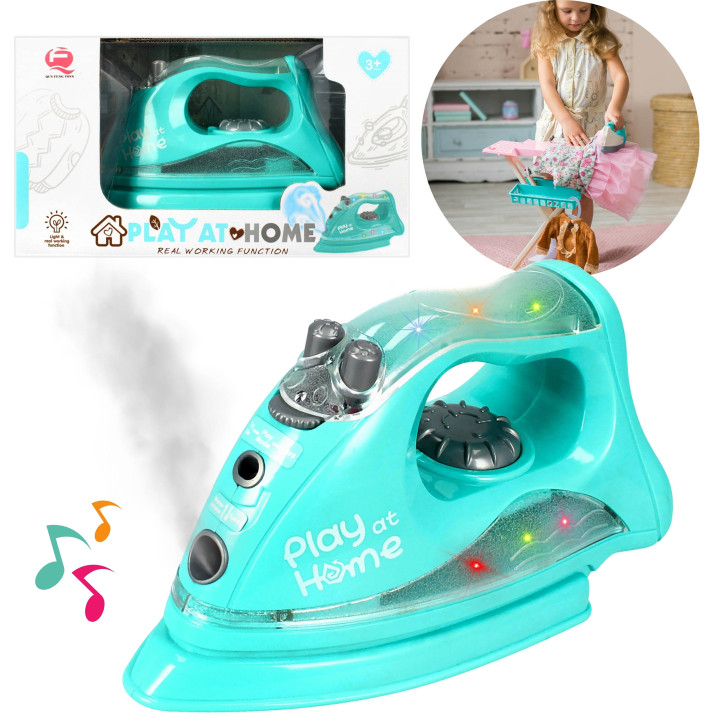 Strijkijzer voor kinderen - Geluids- en lichteffecten + waterspuit - speelgoed 3+