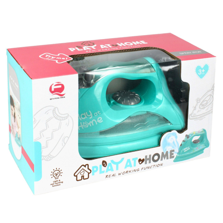 Strijkijzer voor kinderen - Geluids- en lichteffecten + waterspuit - speelgoed 3+