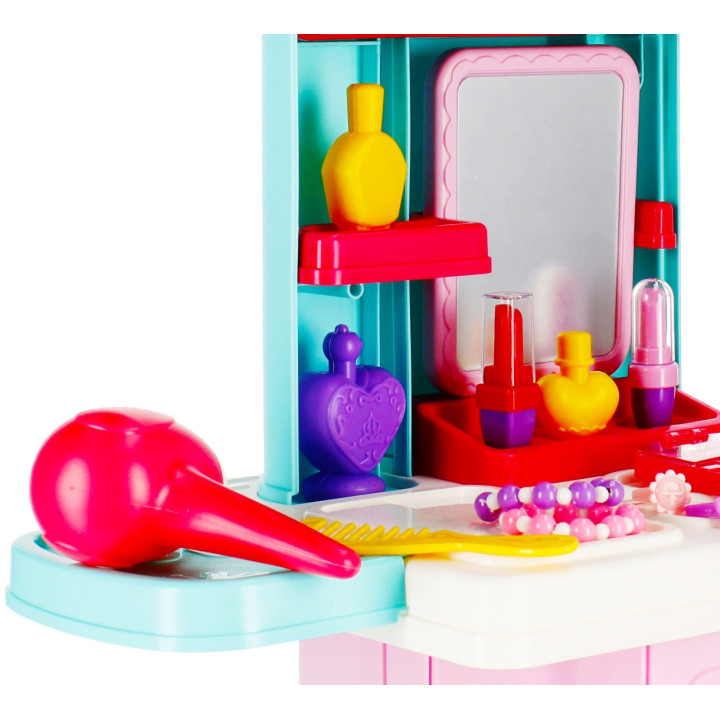 Mega Creative - Kaptafel in koffer, beautyset 4in1, voor vanaf 3 jaar