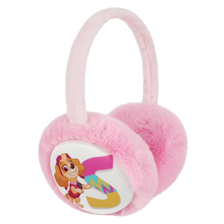 Paw Patrol Skye - Roze pluche oorwarmers voor meisjes, verstelbaar