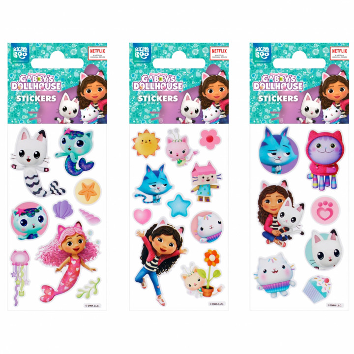Gabby's Dollhouse sticker SET, stickers voor kinderen, stickers, 26 stickertjes