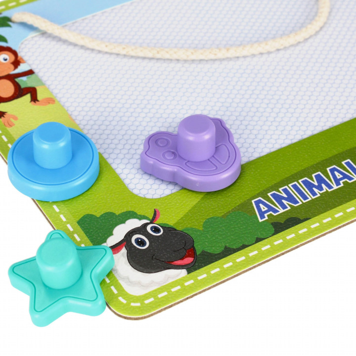 MEGA CREATIVE - Groene magnetische tracer met toebehoren, voor vanaf 3 jaar