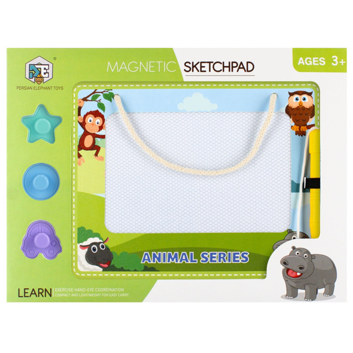 MEGA CREATIVE - Groene magnetische tracer met toebehoren, voor vanaf 3 jaar