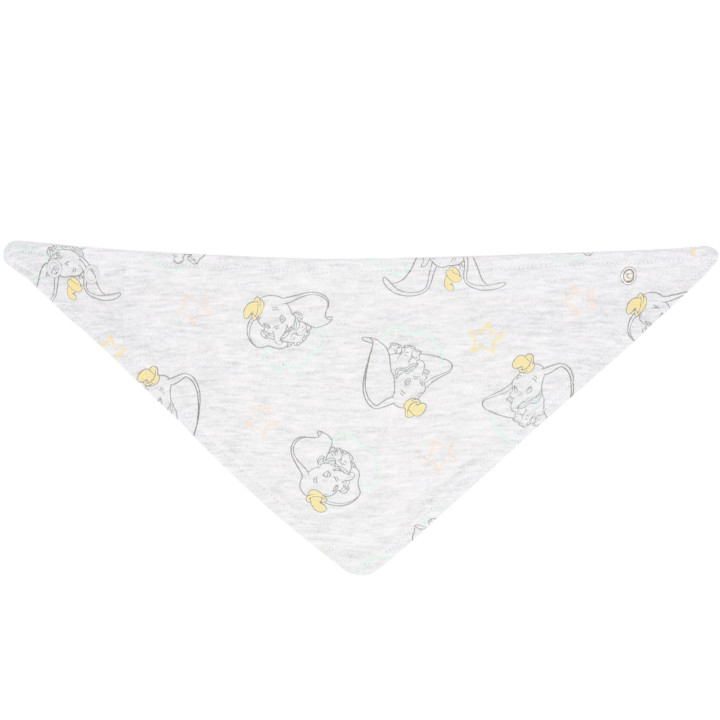 3x Pastelkleurige slabbetje Dumbo DISNEY