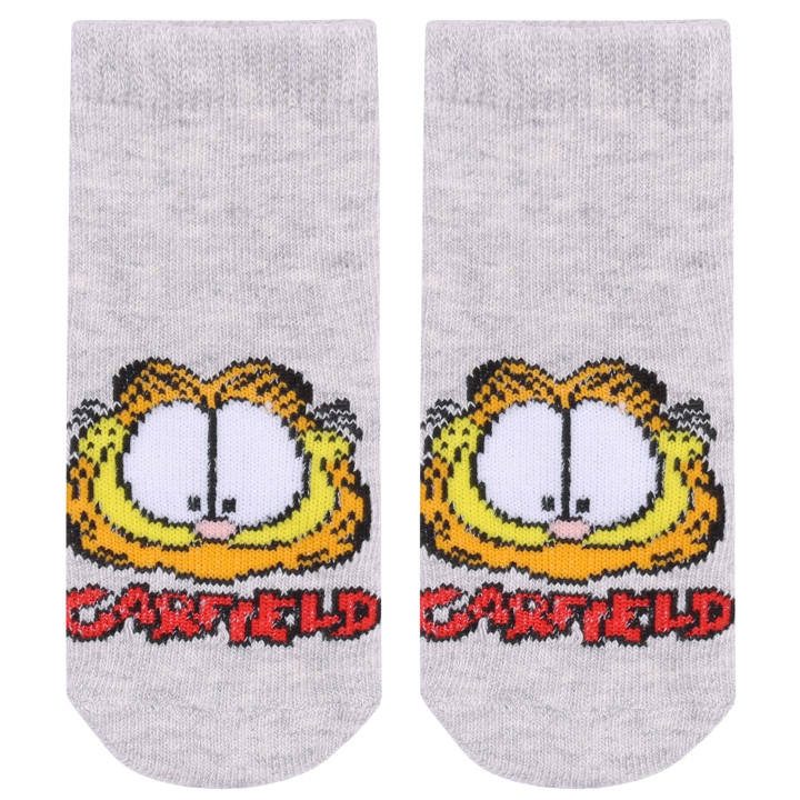 Garfield - 2 paar Grijze en Blauwe Babysokjes