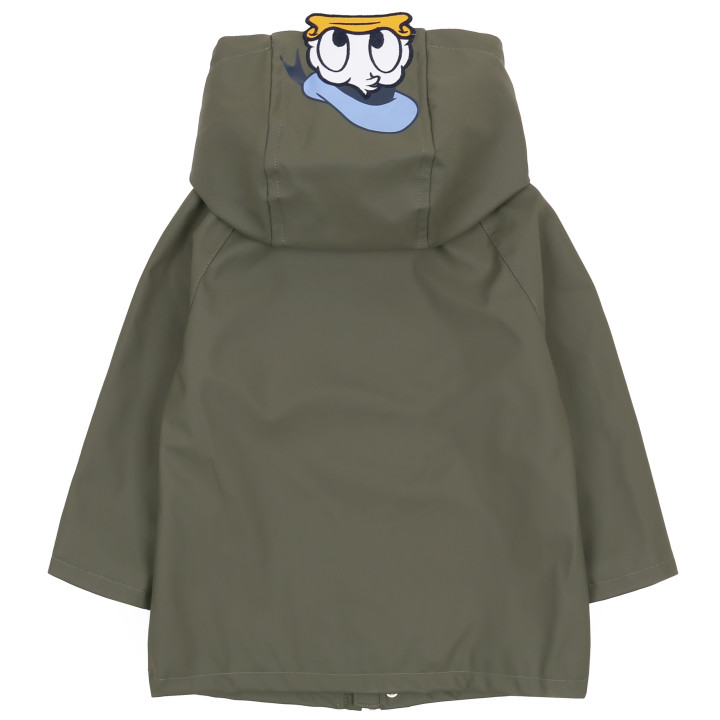 Kaki regenjas met capuchon - Donald Duck DISNEY