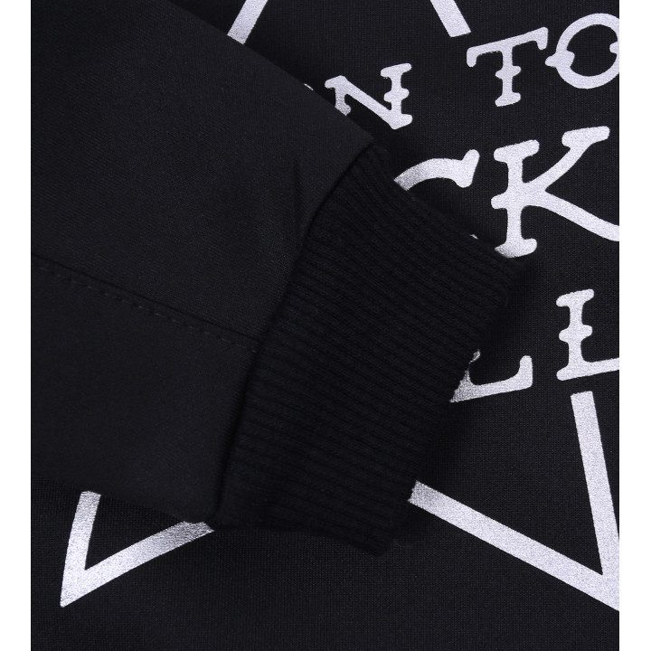 Zwarte trui Born To Rock