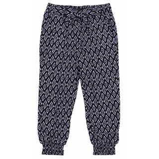 Zwart-witte losse broek