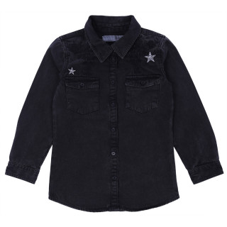 Zwart denim overhemd DENIM CO