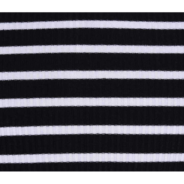 Trapeze jurk met strepen