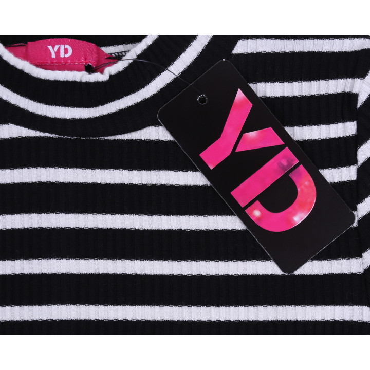 Trapeze jurk met strepen