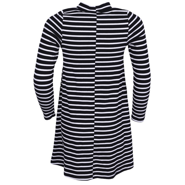 Trapeze jurk met strepen