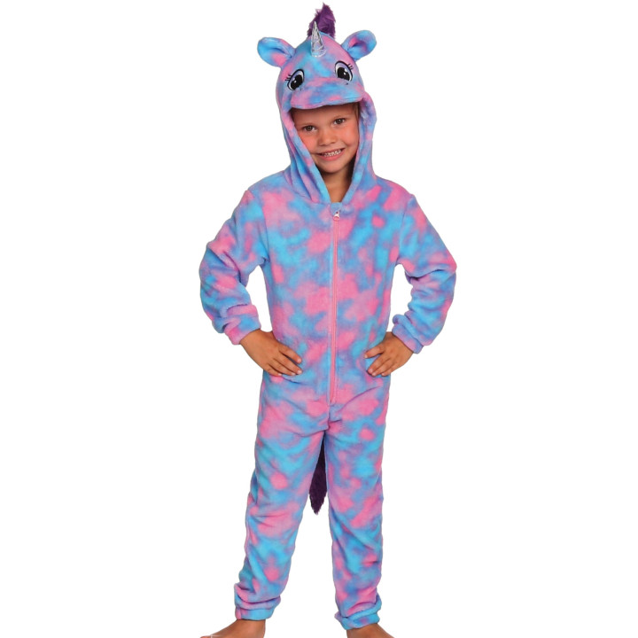 Eenhoorn Kinder Onesie met Capuchon, Kostuum, Outfit voor Kinderen.