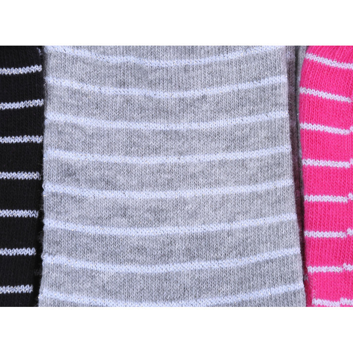 Set kindersokken, roze en zwarte korte sokken 5 paar OEKO-TEX