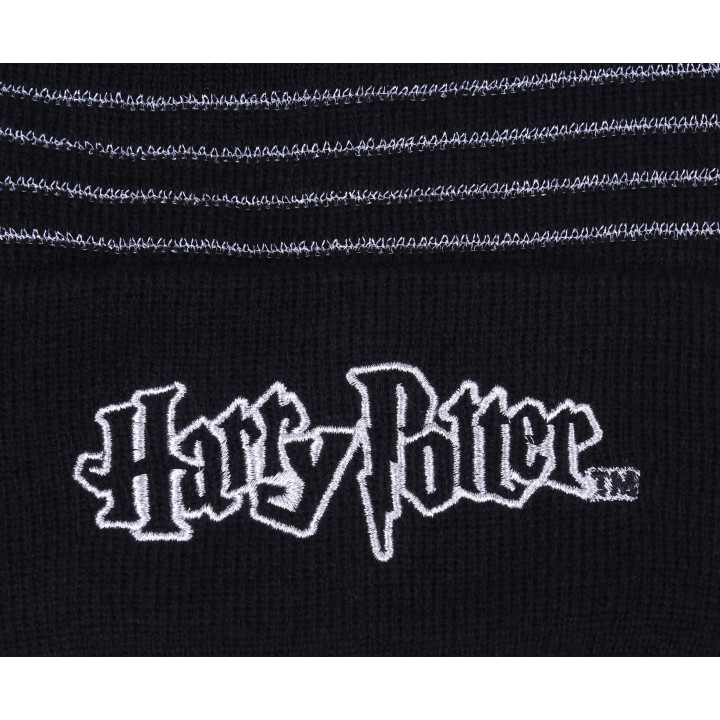 Zwart-zilveren meisjesmuts Harry Potter